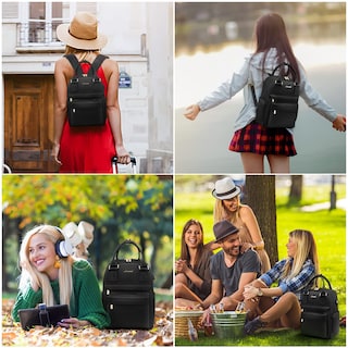 Foto 6 | Mochila Casual Lovevook Negra-Venta Internacional
