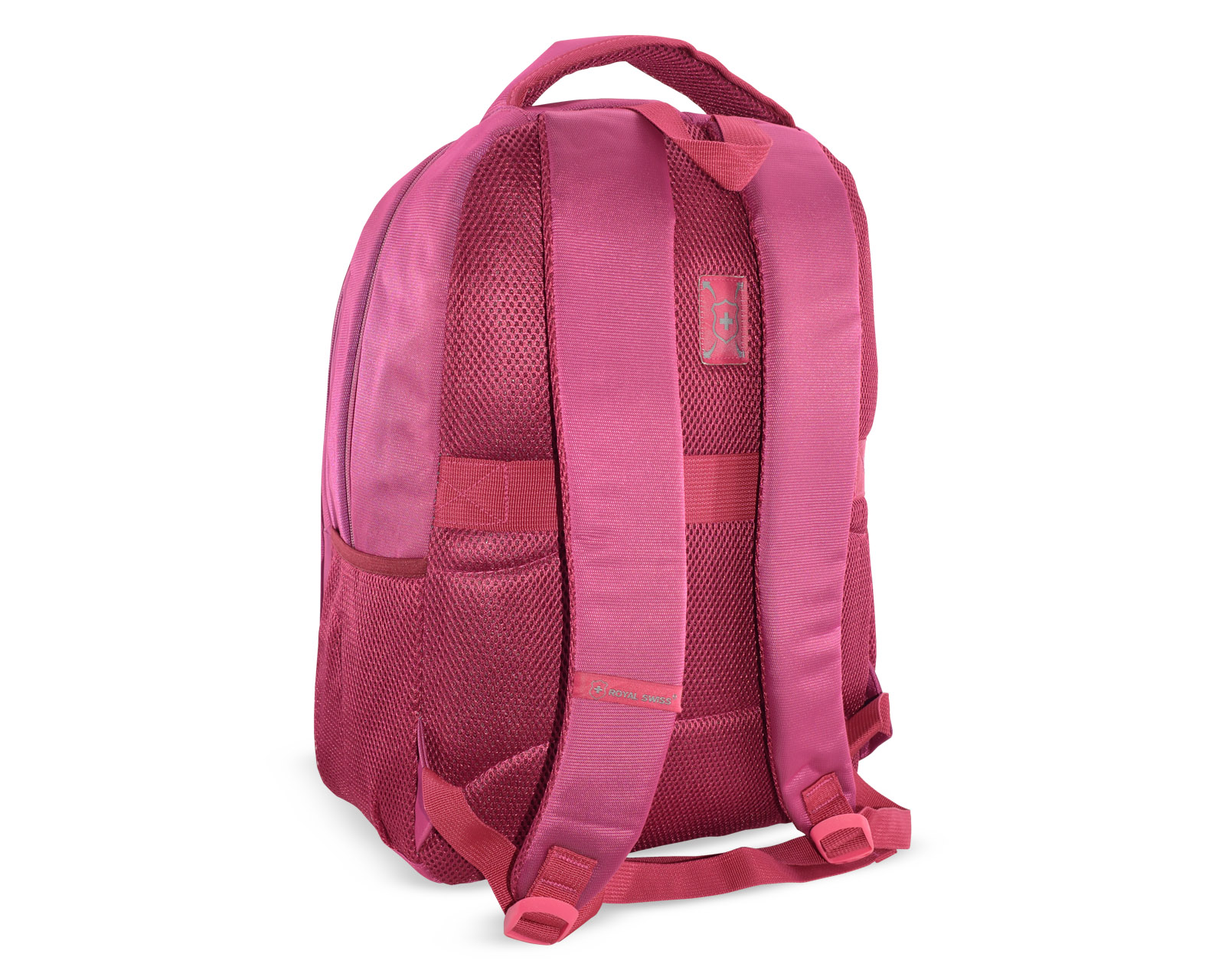 Foto 4 pulgar | Mochila Royal Swiss Rosa Para Laptop 16''