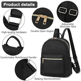 Foto 6 | Mochila Casual Btoop Negra-Venta Internacional