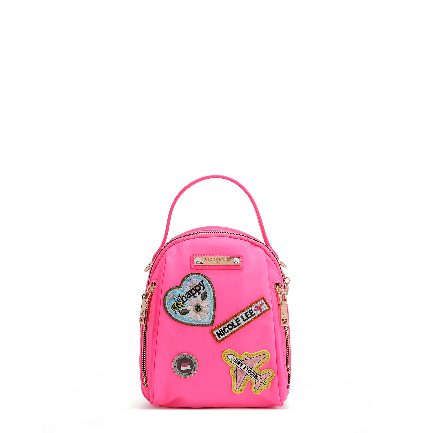 Foto 3 pulgar | Crossbody Multifuncional Nicole Lee de Nailon Con Parches