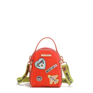 Foto 1 | Mochila Multifuncional Nicole Lee de Nailon Con Parches