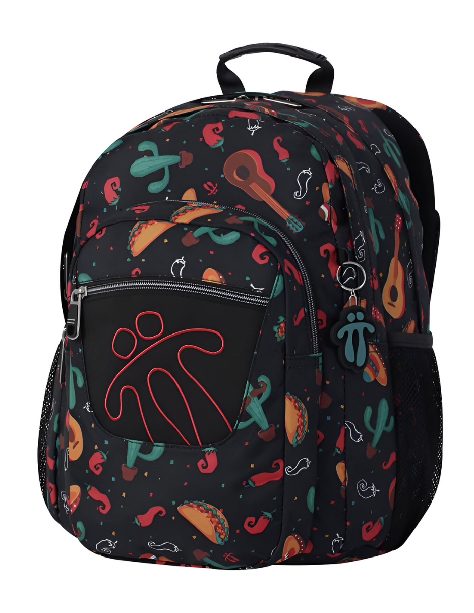 Foto 2 | Mochila Escolar Acuarela 8e2 Totto Diseño Mexicano Color Negro