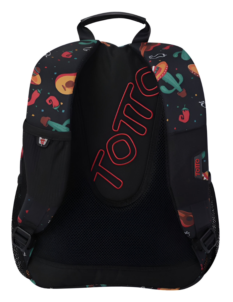 Foto 3 | Mochila Escolar Acuarela 8e2 Totto Diseño Mexicano Color Negro