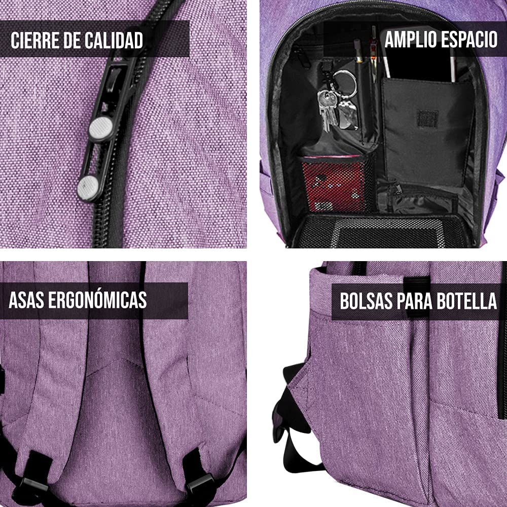 Foto 6 | Mochila Shell Lila