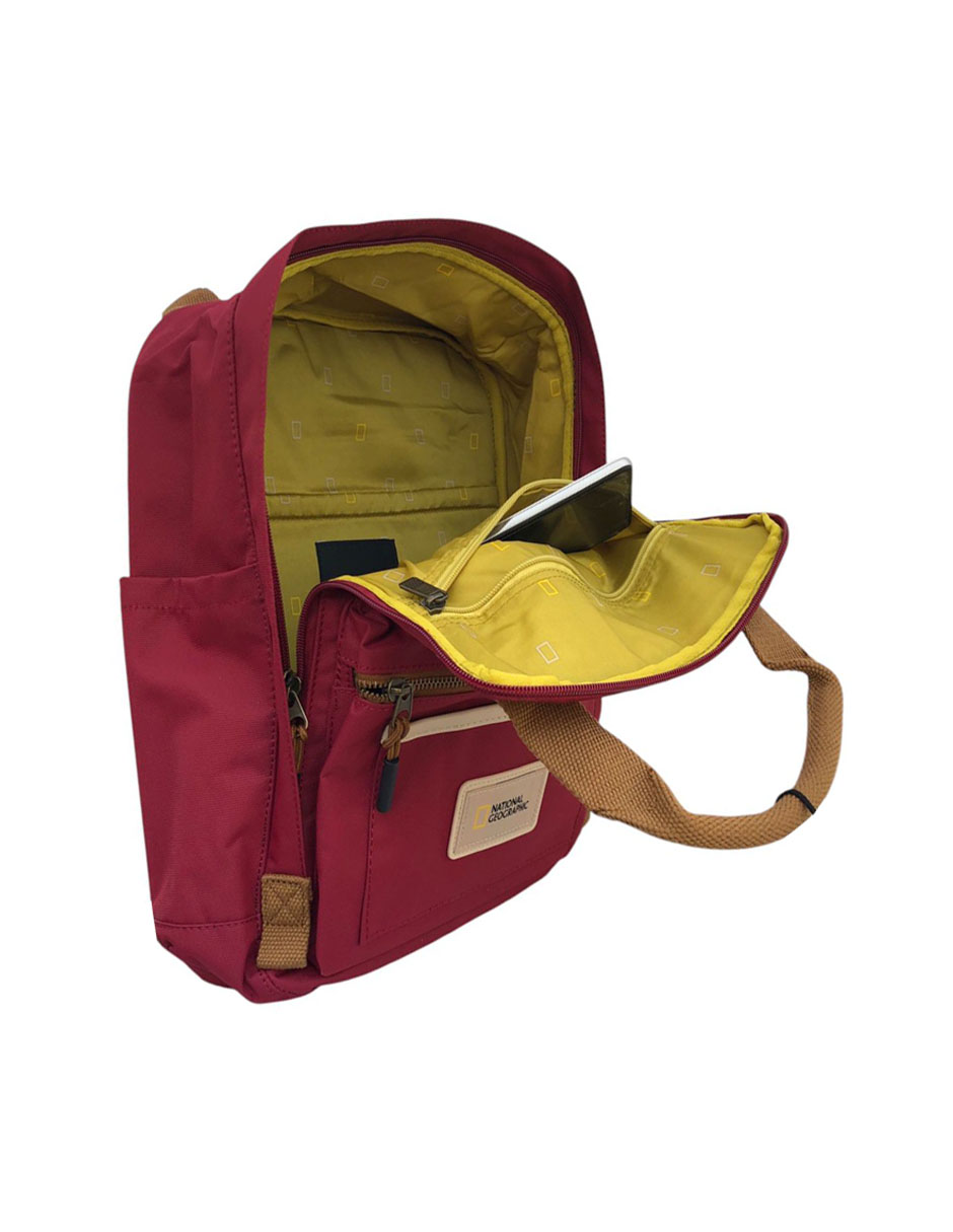 Foto 6 | Mochila National Geographic Legend Large Backpack Rojo. Moderna Y Funcional