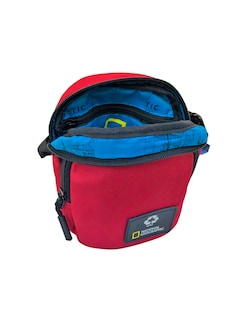 Foto 4 | Bolsa National Geographic Ocean 2 Compartments Utility Bag Rojo. Compacta, Práctica Y Ecológica