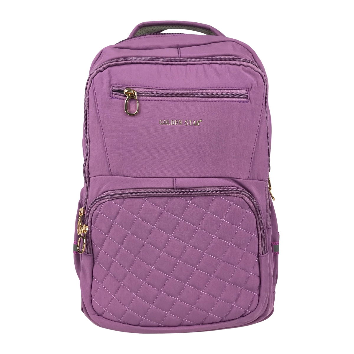 Mochila Golden Star Escolar Gf-1532 Con Portalaptop Color Morado