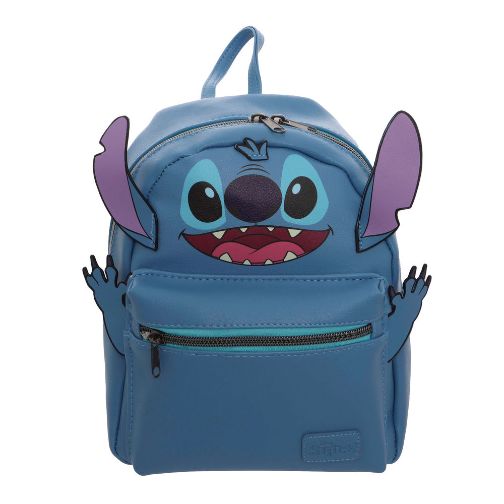 Foto 1 | Mini Mochila Juvenil Disney Truzt Stitch (azul)