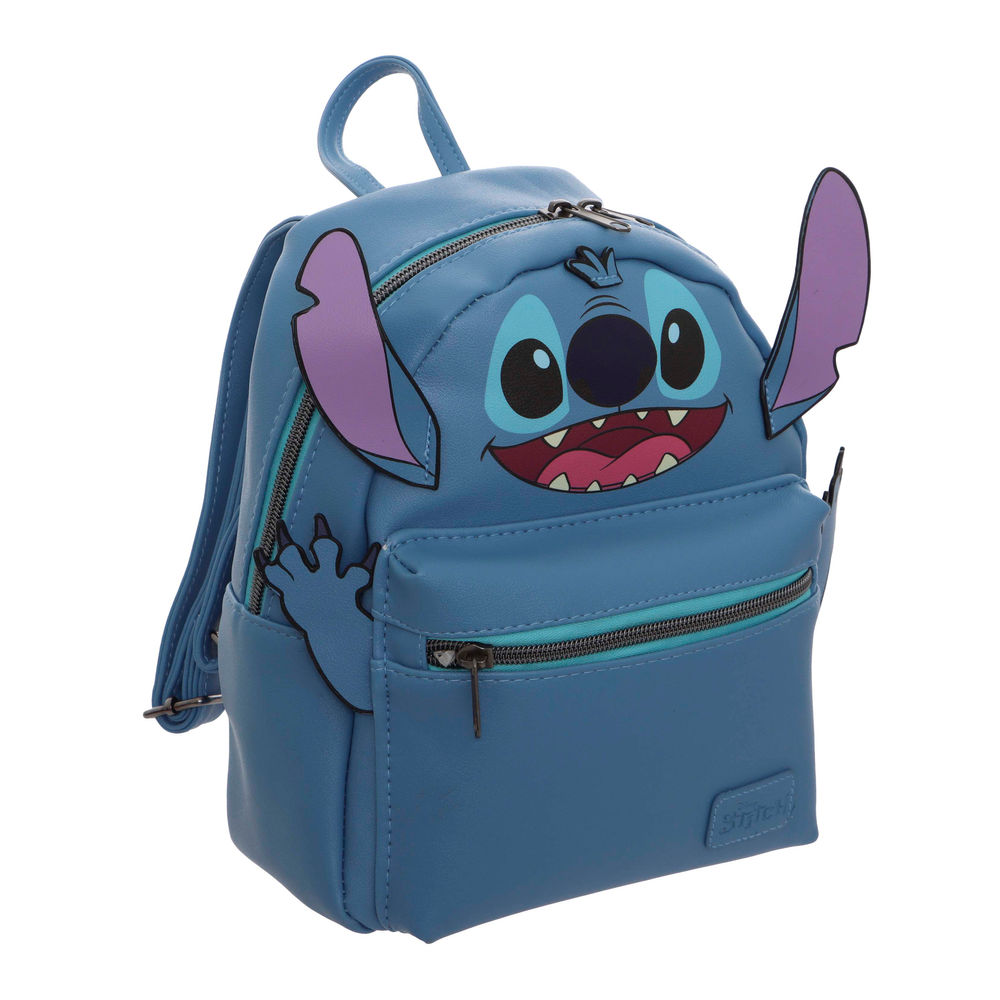 Foto 4 | Mini Mochila Juvenil Disney Truzt Stitch (azul)