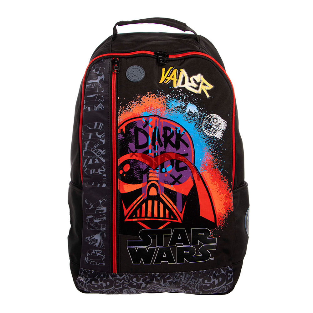 Mochila Juvenil Truzt Star Wars (darth Vader) 20l (negro)
