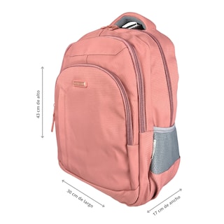 Foto 3 | Mochila Golden Star Escolar Urbana Lisa Df-8953 Color Coral