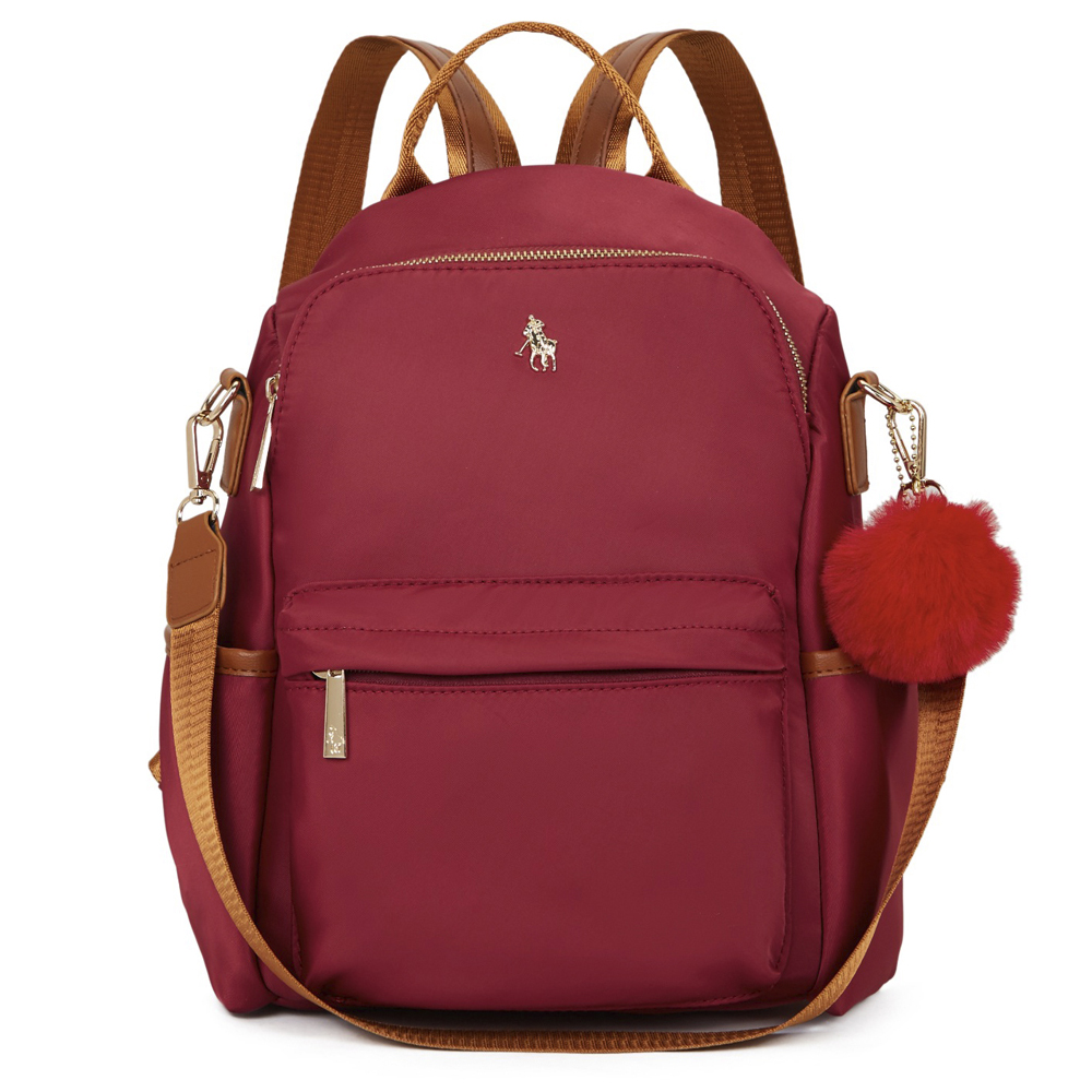 Foto 2 pulgar | Mochila Hpc Polo Color Vino