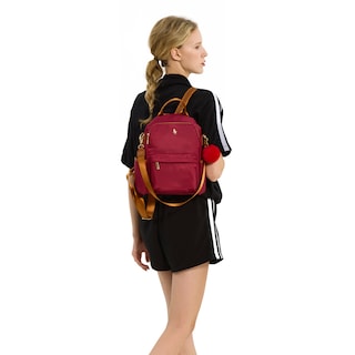 Foto 4 | Mochila Hpc Polo Color Vino