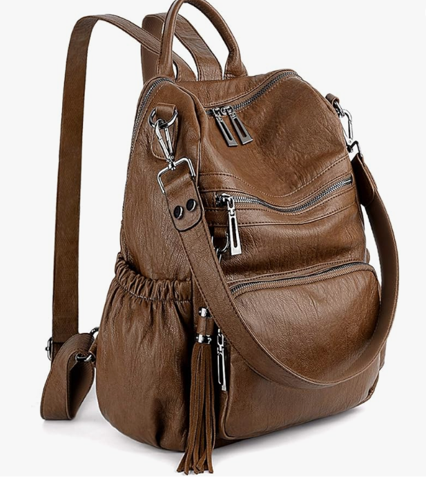 Foto 1 | Mochila de Piel Xtellar Marrón para Mujer