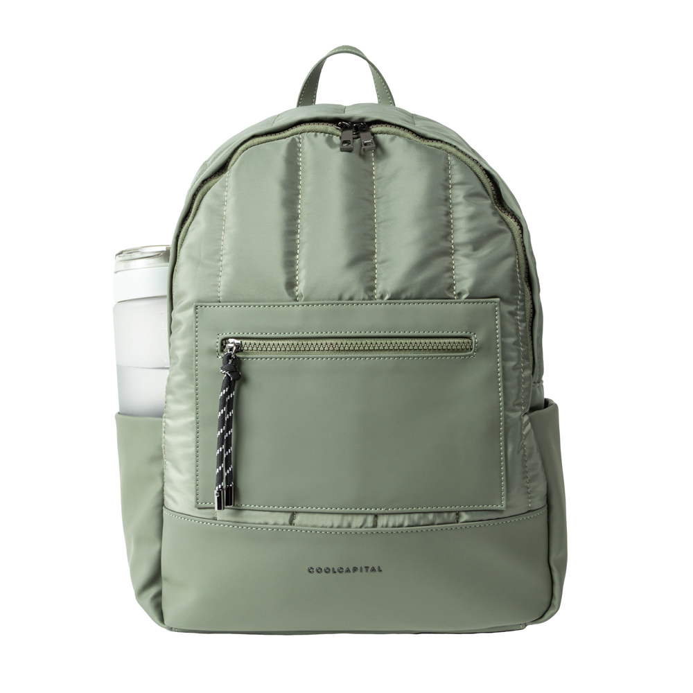 Foto 3 pulgar | Mochila Para Laptop  Coolcapital Fuji  15.6'' Pulgadas Color  Verde