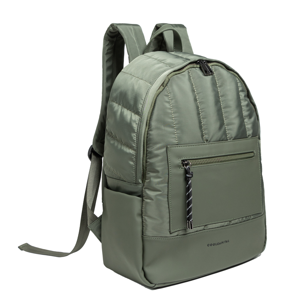 Foto 4 pulgar | Mochila Para Laptop  Coolcapital Fuji  15.6'' Pulgadas Color  Verde