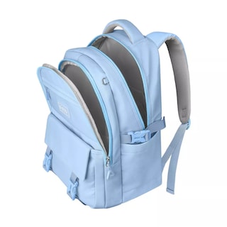 Foto 3 | Mochila Escolar Antirrobo Diseño Liso 30l, Azul Cielo Belug