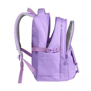 Foto 4 | Mochila Escolar Antirrobo Diseño Liso 30l, Violeta Belug