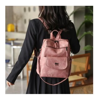 Foto 3 | Mochila Multiuso De Dama Diseño Lisa 11l, Rosa Belug