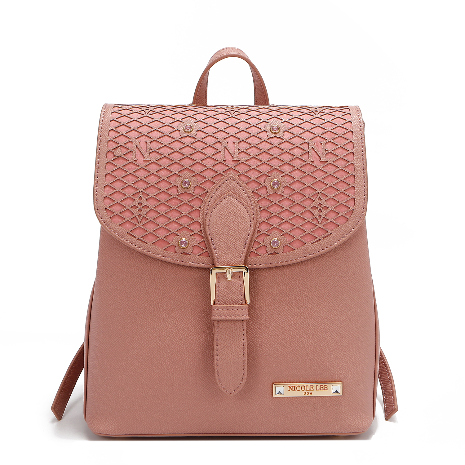 Foto 1 | Mochila De Nicole Lee De Corte Laser Y Pedrería