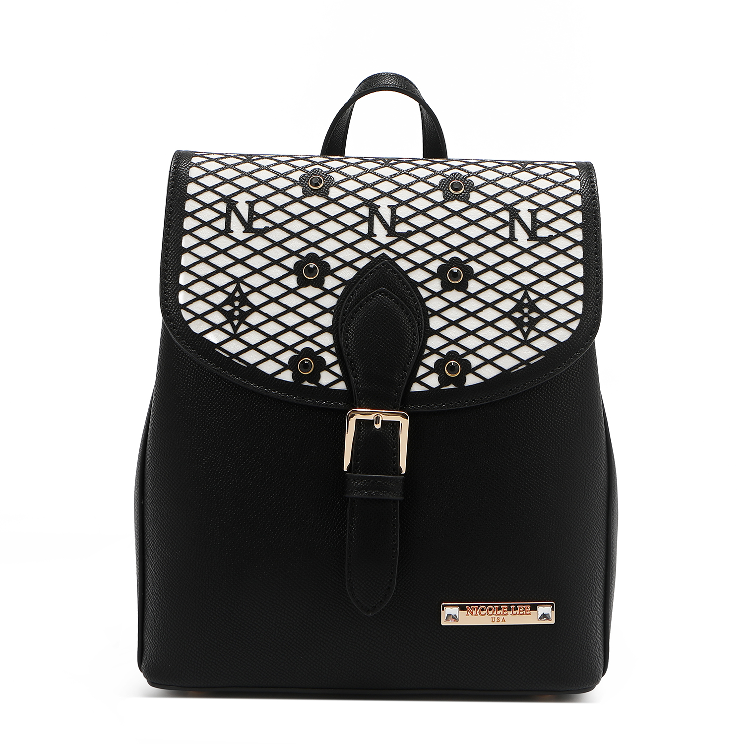 Foto 1 | Mochila De Nicole Lee De Corte Laser Y Pedrería