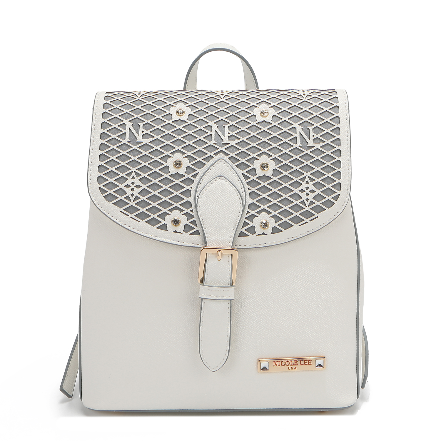 Foto 1 | Mochila De Nicole Lee De Corte Laser Y Pedrería