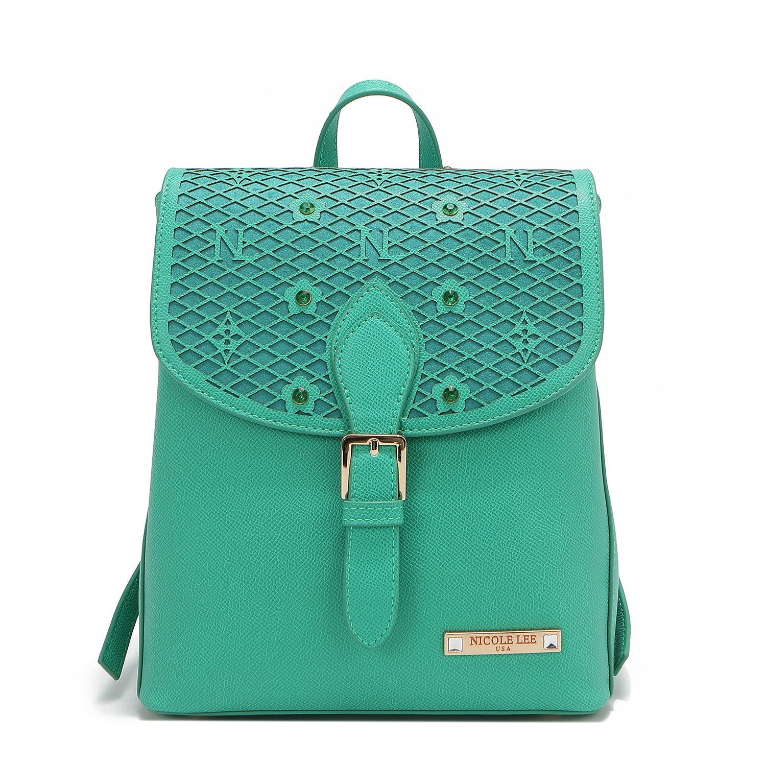 Foto 1 | Mochila De Nicole Lee De Corte Laser Y Pedrería