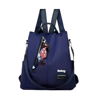 Foto 1 | Mochila Bolsa Antirrobo Impermeable De Mujer Azul Marino Belug