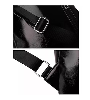 Foto 5 | Mochila De Cuero Suave Y Simple De Moda Negro