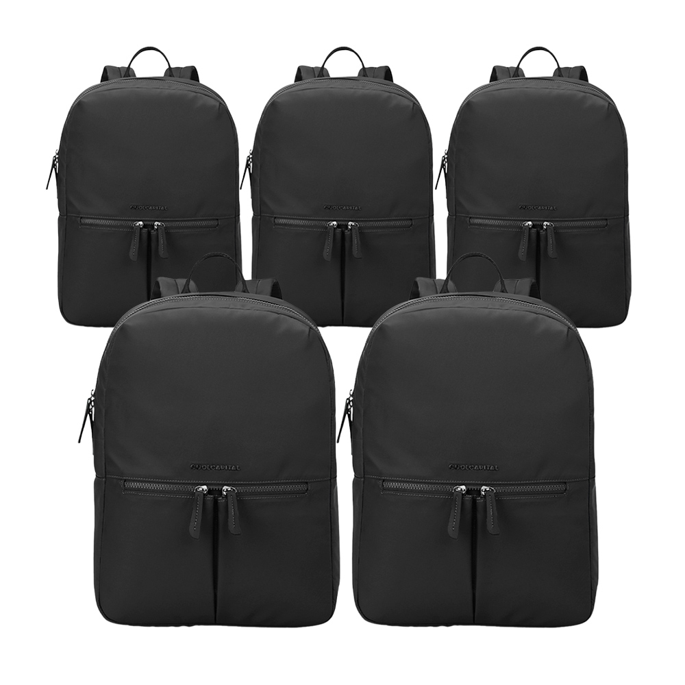 Foto 2 pulgar | Combo Paquete 5 Mochilas Para Laptop  Coolcapital Brisbane  15''pulgadas Negro