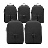 Combo Paquete 5 Mochilas Para Laptop Coolcapital Brisbane 15''pulgadas Negro