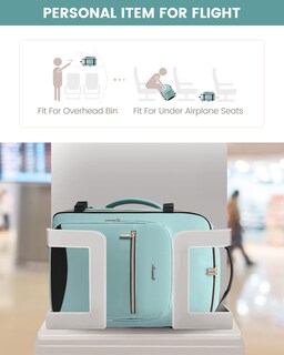 Foto 4 | Mochila Lovevook de Viaje 17 Pulgadas Menta - Venta Internacional