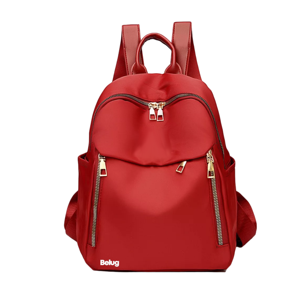 Foto 3 | Mochila Para Mujer Moda Impermeable, Rojo Belug