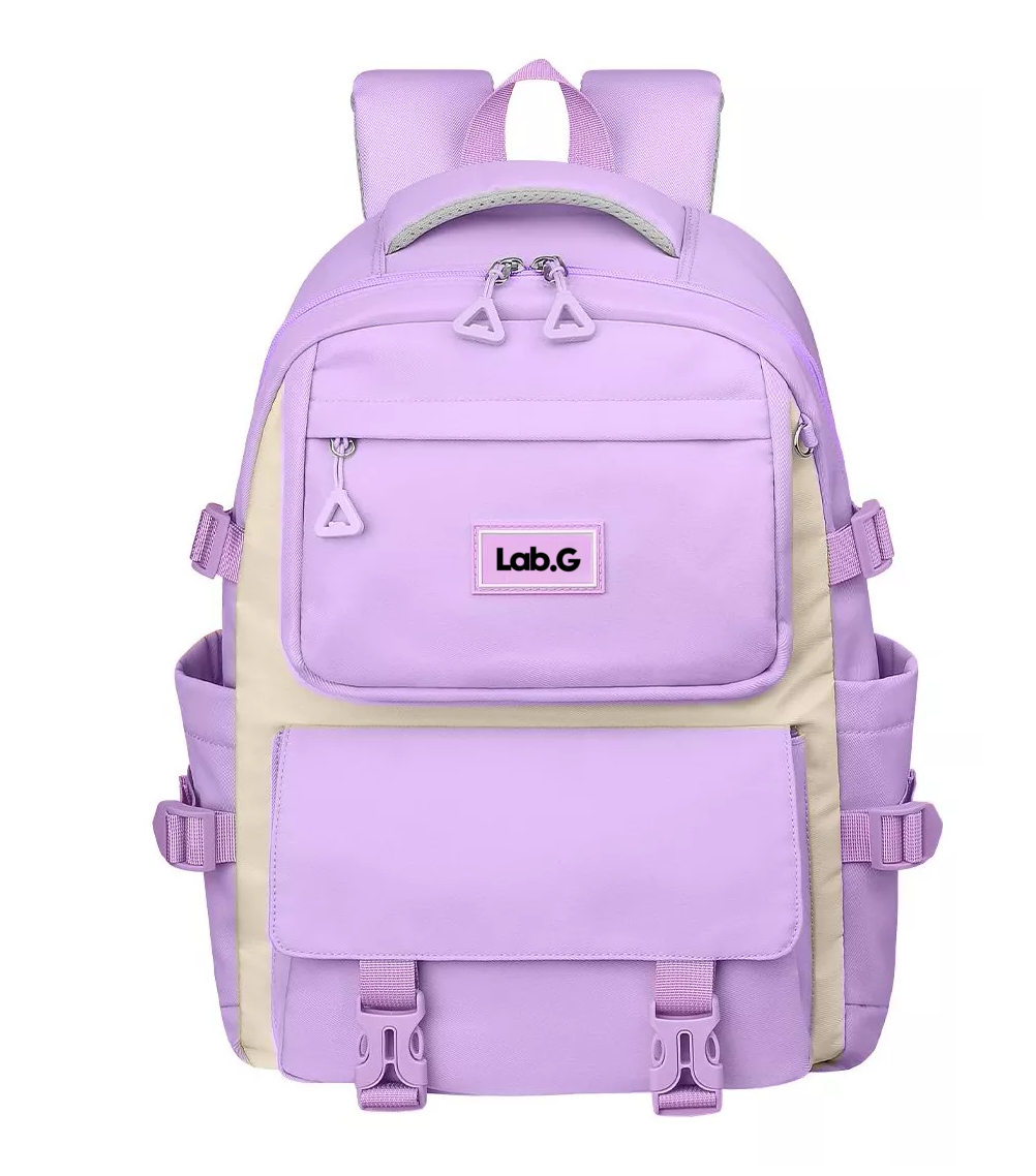 Foto 4 | Mochila Escolar Viaje Bolsa Impermeable Mochilas Reforzada 2 En 1 Violeta