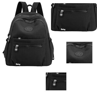 Foto 3 | Mochila Bolso De Mujer Moda Impermeable Antirrobo Moda Belug Negro