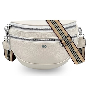 Foto 1 | Riñonera Retro De Cuero Para Mujer Eo Safe Imports Esi-14472-1 Blanco