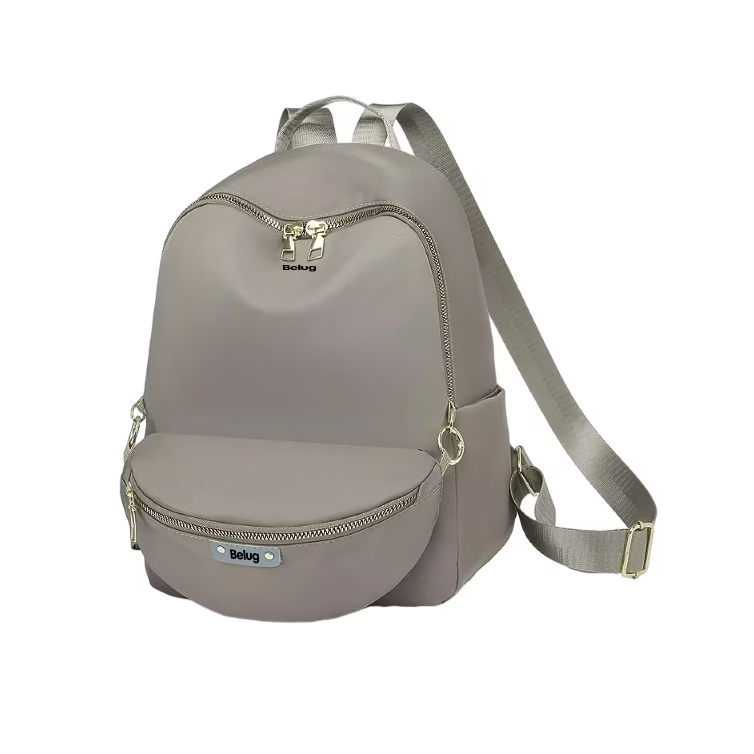 Foto 2 pulgar | Bolsas Mochilas Escolares De Mujer Bolso Antirrobo 2 Piezas Moda Belug Caqui