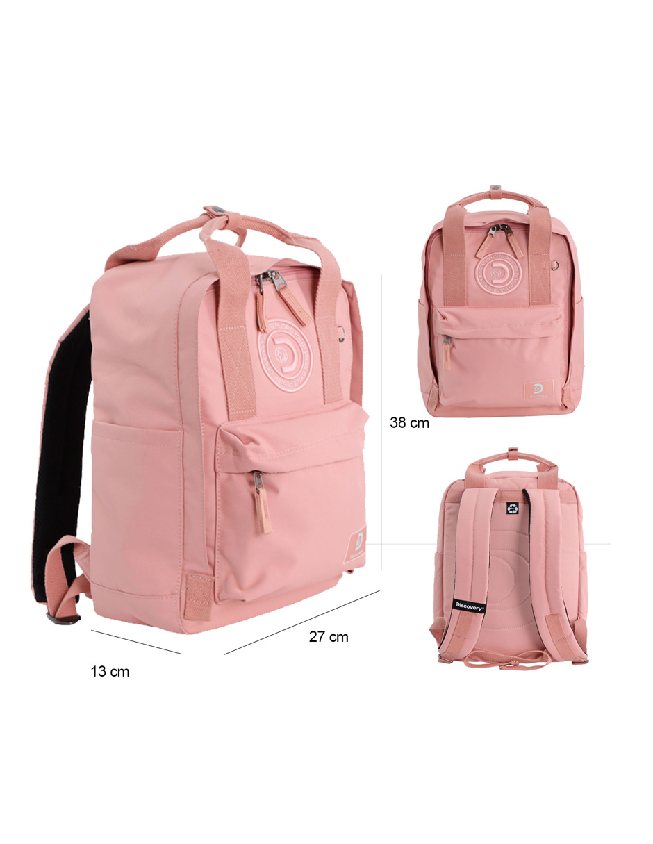 Mochila Cave  Color Coral Rosa  Discovery