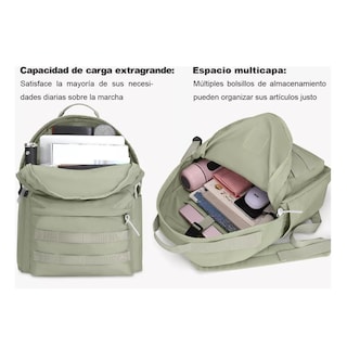 Foto 3 | Mochila Escolar De Moda Y Viaje Belug Verde