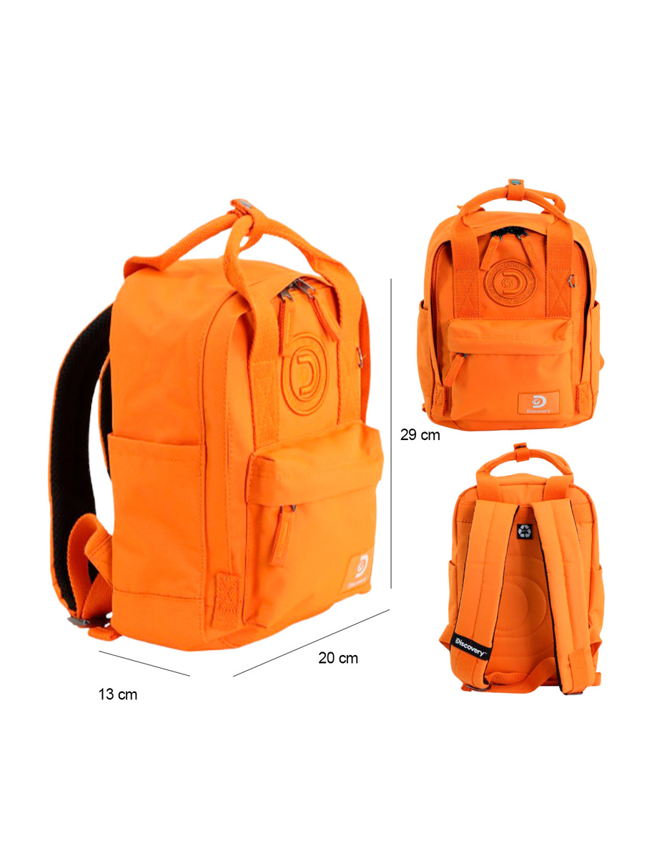 Mochila Mod. Cave Discovery  Chica Color Naranja