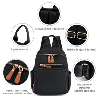 Foto 2 | Mochila Xtellar Antirrobo De Moda Para Mujer, Pequeña Y Práctica