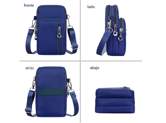 Foto 4 pulgar | Bolso Xtellar Bandolera Impermeable Multifuncional Casual Para Mujer