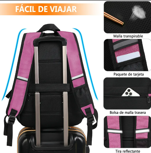 Foto 5 pulgar | Mochila Xtellar Púrpura