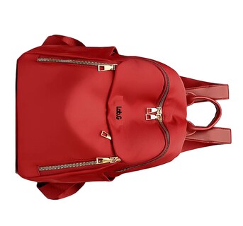 Foto 3 | Mochila Para Mujer Moda Impermeable, Rojo