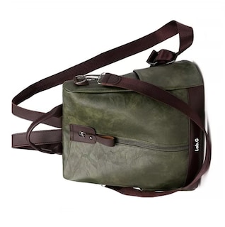 Foto 5 | Mochila De Mujer, Mochila Antirrobo Piel, Verde