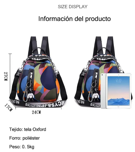 Foto 4 pulgar | Xtellar Mochila Moda Versátil Mochila De Viaje Antirrobo
