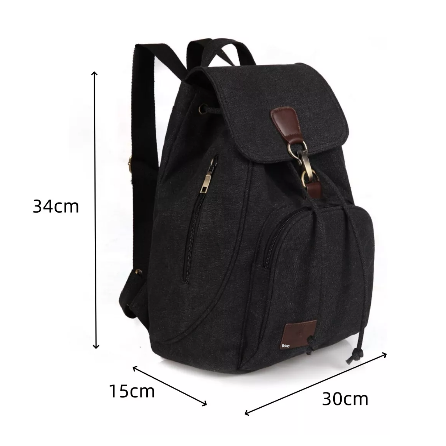 Foto 6 pulgar | Mochila Escolar Antirrobo Para Mujer Belug, Negro