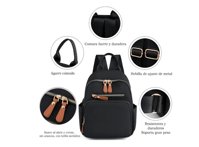 Foto 4 pulgar | Mochila Xtellar Antirrobo De Moda Para Mujer, Pequeña Y Práctica