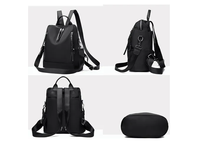 Foto 6 pulgar | Ninzi Mochila De Viaje A La Moda Para Mujer Bolsos Casuales Color De Gris