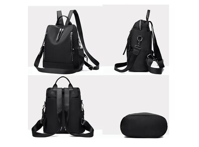Foto 5 | Ninzi Mochila De Viaje A La Moda Para Mujer Bolsos Casuales Color De Gris